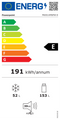 P65514MSFW-E COMPACT SMART FROST FRIDGE OVER FREEZER WHITE