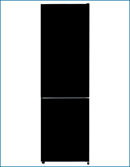 P65555FFM2GLB-E PowerPoint 60/40 FROSTFREE F/FREEZER BLACK GLASS