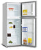 P74250MLSL-E PowerPoint 48 X 128cm Silver Fridge Freezer