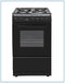 P05E1V1BL 50CM SINGLE CAVITY FAN OVEN SOLID TOP COOKER BLACK