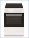 P06C1S1W PowerPoint 60cm Single Cavity with Ceramic Hob