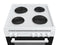 P06E1V2WH 60 CM SINGLE CAVITY COOKER WITH FAN OVEN & SOLID HOB