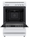 P06E1V2WH 60 CM SINGLE CAVITY COOKER WITH FAN OVEN & SOLID HOB