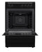 P06E1V1BL 60CM SINGLE CAVITY SOLID HOB COOKER WITH FAN OVEN BLACK