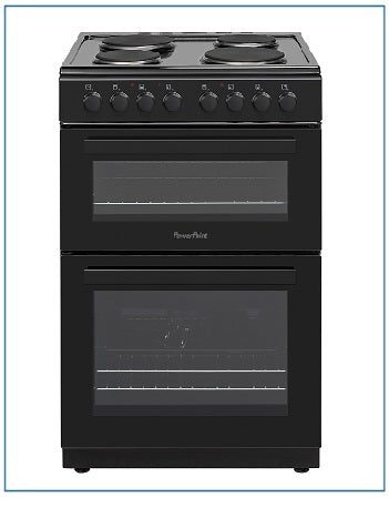 P06E2V1BL 60CM DOUBLE CAVITY COOKER BLACK