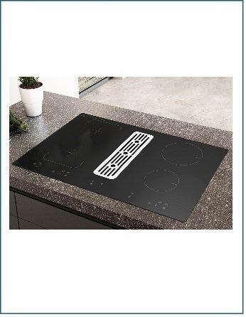 Downdraft hood and 4 Ring Induction Hob P154XINDH