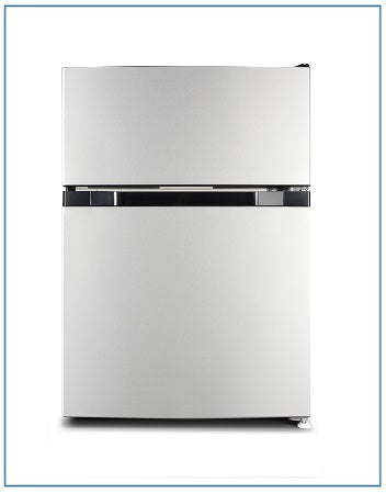 P7531M/4SL PowerPoint Under Counter Fridge Freezer Silver