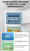 P75562MLBL-2 PowerPoint Black Fridge Freezer