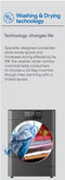 P328514MLW 8Kg Washer Dryer with inverter motor.