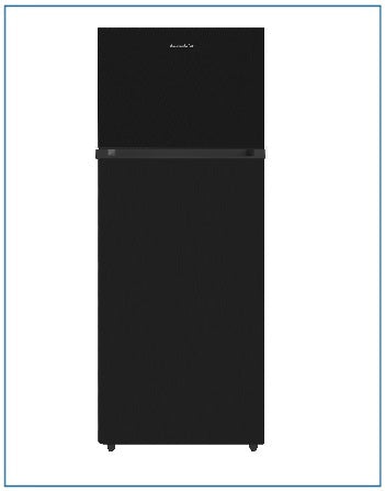 P75562KBL-E 6/2 Freezer Over Fridge Black