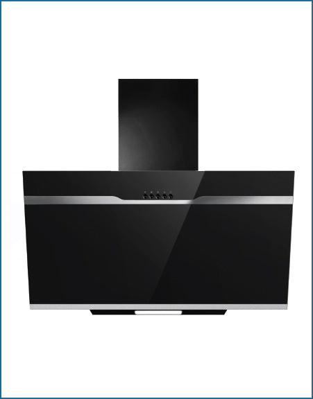 PowerPoint P21350XBBL 60cm Cooker Hood Black Glass