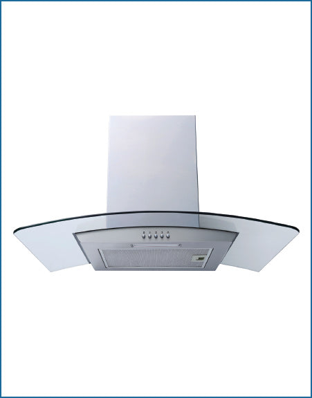 PowerPoint P21350XBSS 60cm Cooker Hood Curved Glass S/Steel