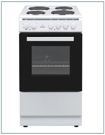 P05E1V1W 500 X 850mm SINGLE CAVITY WITH FAN OVEN & SOLID HOB