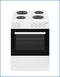 P06E1S1W PowerPoint 60cm Single Cavity with Solid Hob