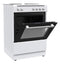P06E1V1W 600 X 850mm SINGLE CAVITY COOKER WITH FAN OVEN & SOLID HOB