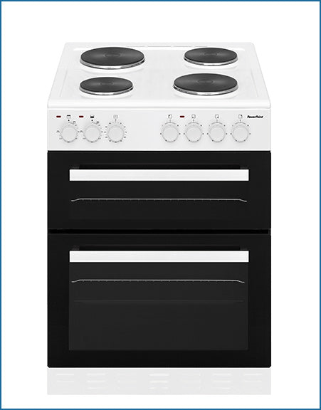 P06E2S1W PowerPoint 60cm Double Cavity with Solid Hob